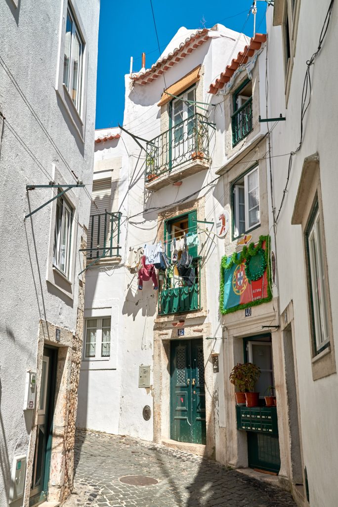 Häuser Gasse Alfama