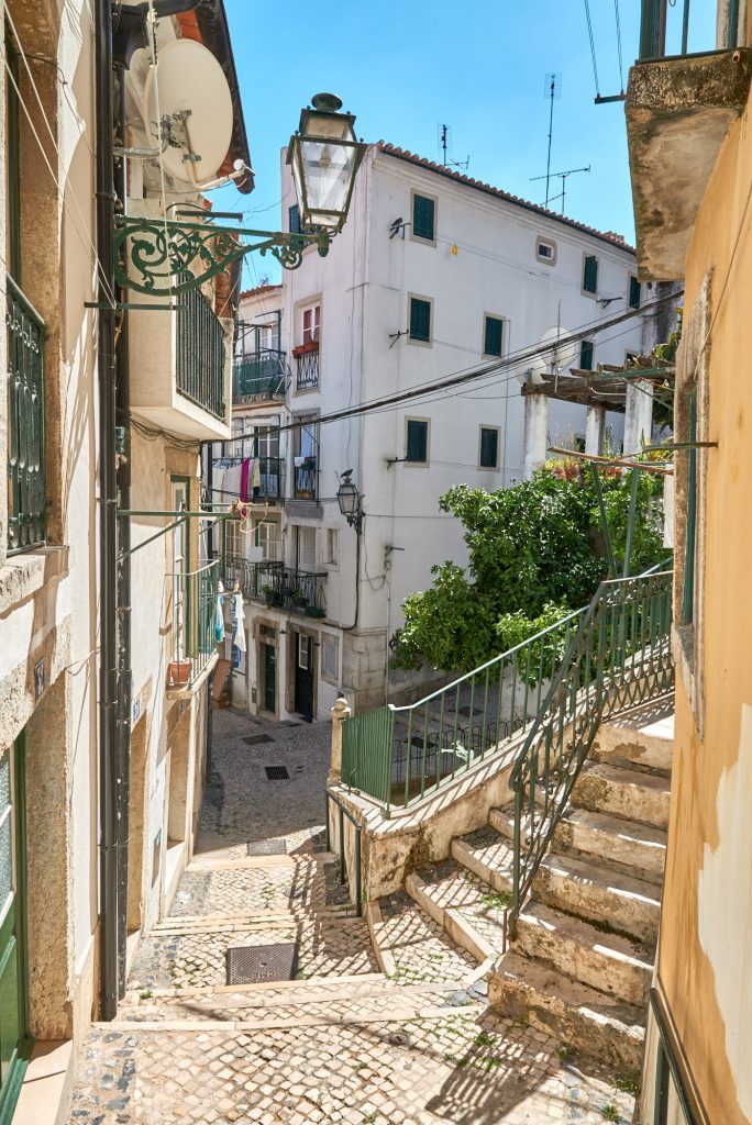 Treppen Gasse Alfama