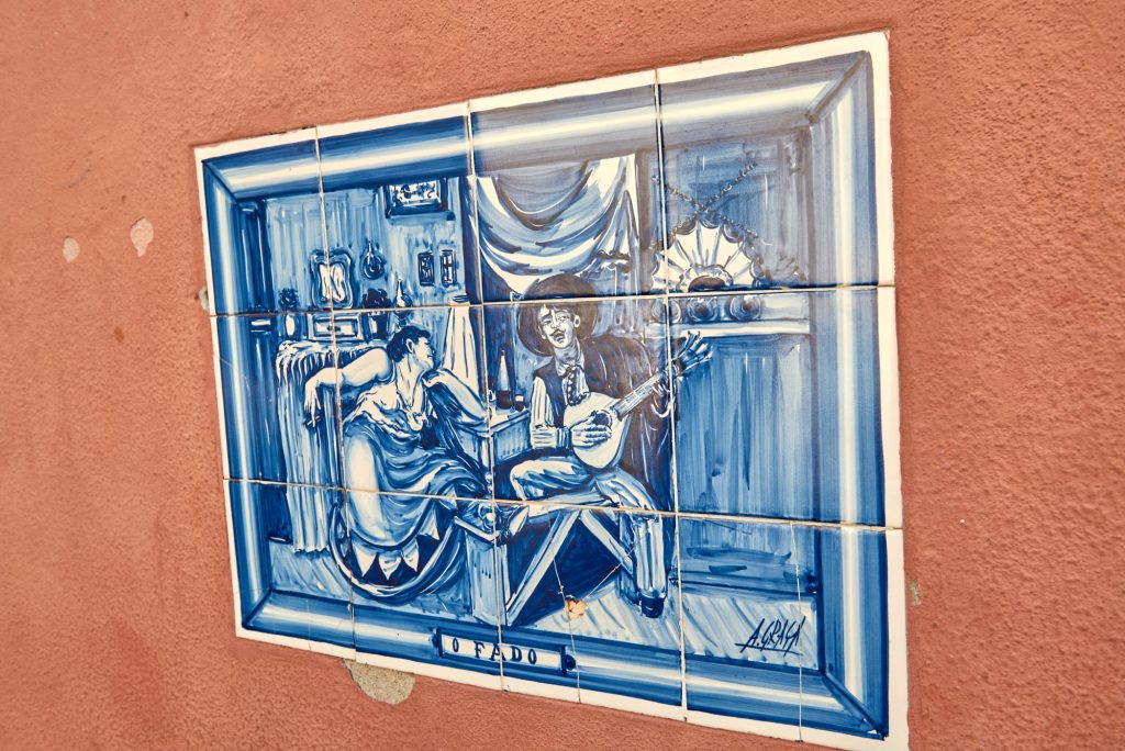 Azulejo Fado Alfama Lissabon