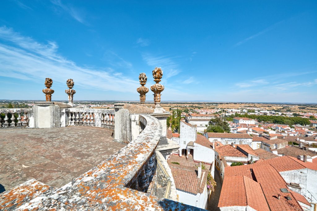 Die Stadt Evora in Portugal