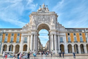 Praca do Comercio in Lissabon