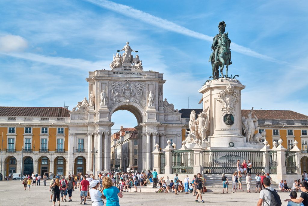 Praca do Comercio in Lissabon