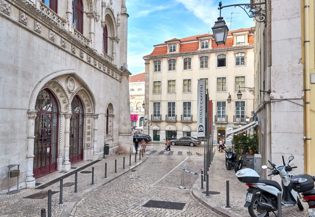 Straßen in Altstadt von Lissabon