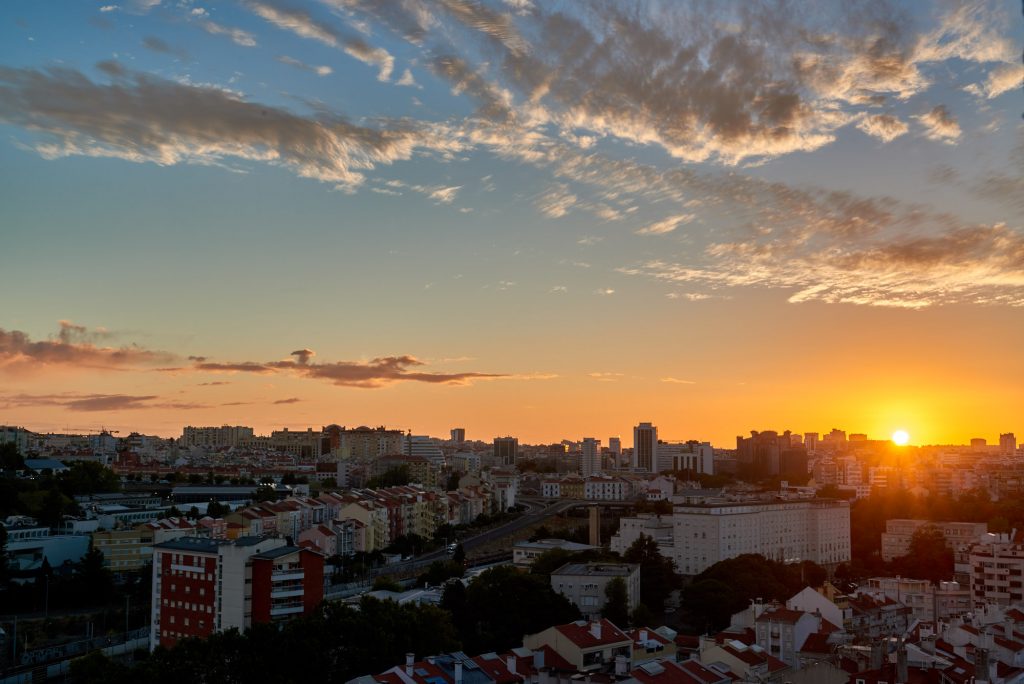 Sonnenuntergang Lissabon