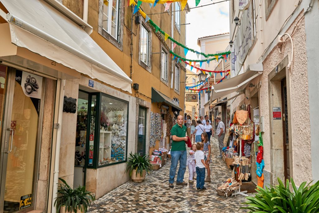 Einkaufen Gasse Sintra