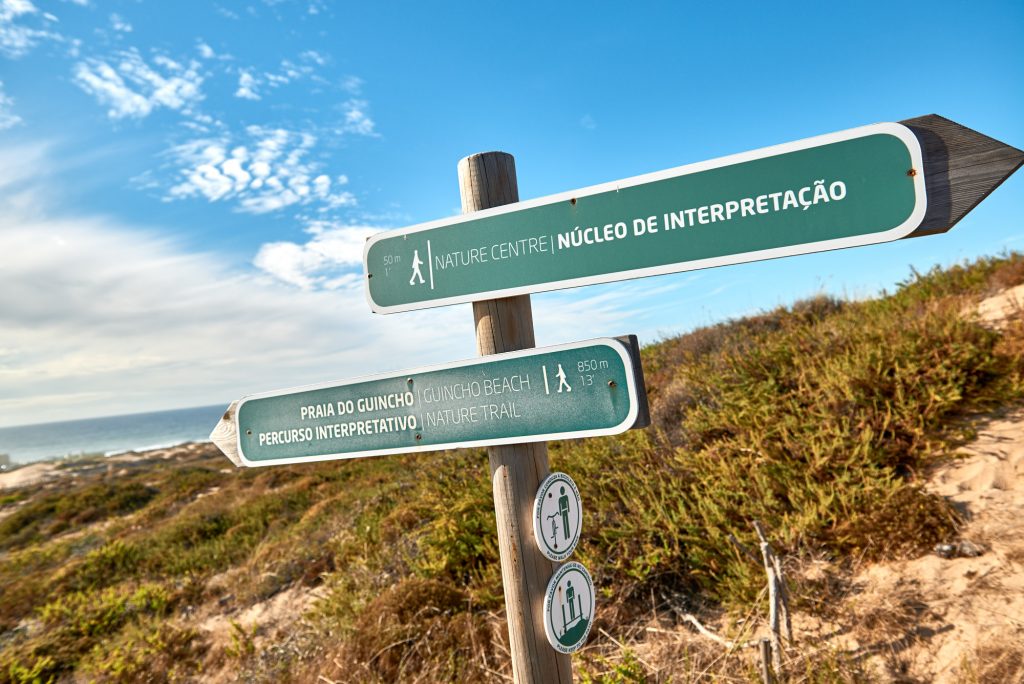 Wegweiser Praia do Guincho