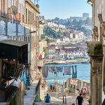 Porto Blick zum Hafen Gasse