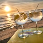 Cocktails Strand Portugal Sonnenuntergang