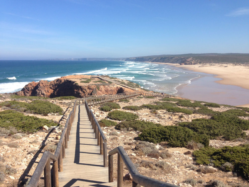 Ausblick Praia Bordeira