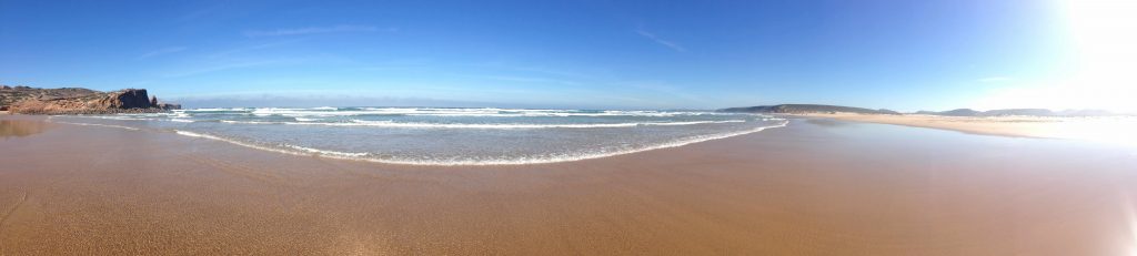 Panorama Praia Bordeira an der Rota Vicentina