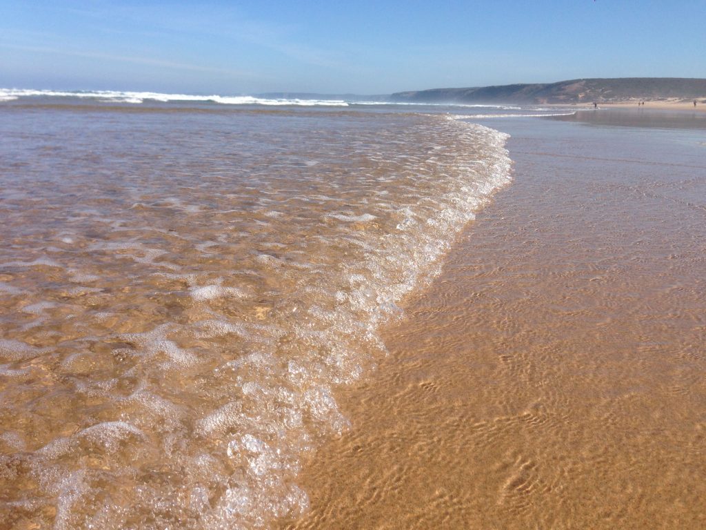 Wasser Praia Bordeira an der Rot Vicentina