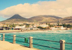 Porto Santo Blick auf Ort