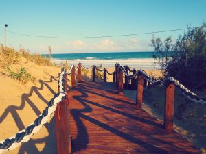 Steg zum Strand Porto Santo