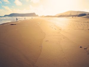 Porto Santo Strand Sonnenuntergang