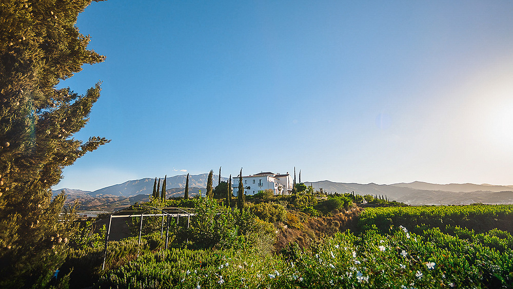 Blick auf Umgebung und Fassade B Bou Hotel Cortijo Bravo