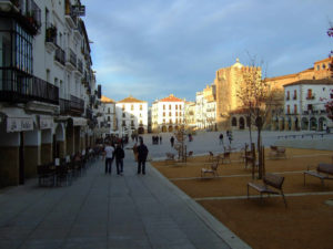 Hauptplatz in Caceres