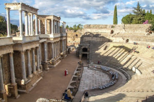 Amphitheater Merida in Extremadura