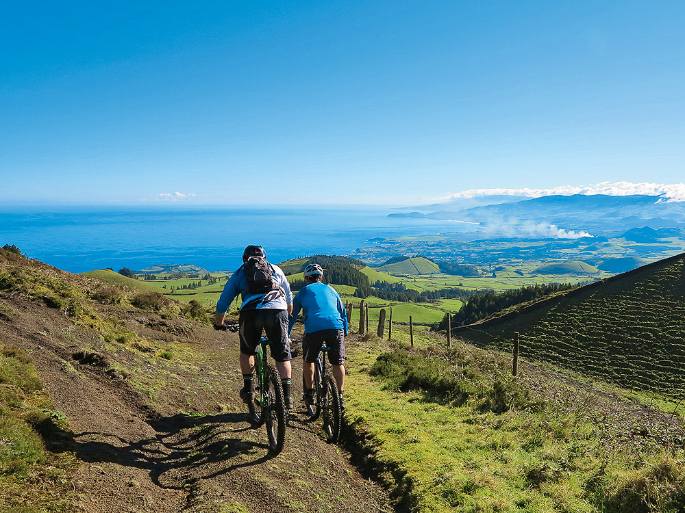 Biken auf den Azoren