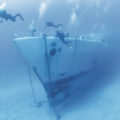 Taucher am Schiffswrack vor Porto Santo