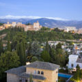 Blick auf Alhambra vom Albaicin Granada Urlaub