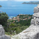 Ausblick auf Küste Wanderung Kroatien