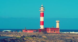 Leuchtturm bei El Cotillo auf Fuerteventura