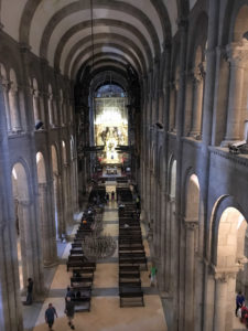 Galicien Santiago Kathedrale Innenraum