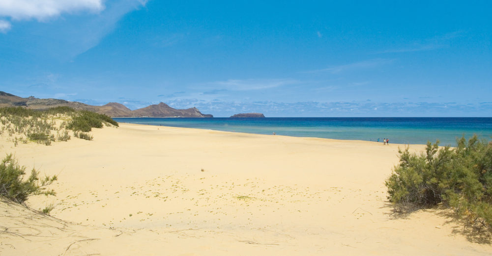 Sandstrand von Porto Santo