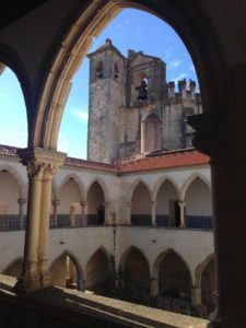 Tomar Fensterbogen Burg Ritterorden Centro Portugal