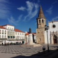 Kirchplatz Tomar Portugal Urlaub Centro