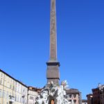 Obelisk auf der Piazza Navona in Rom