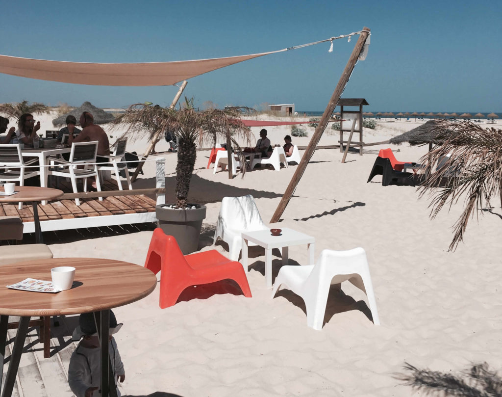 Strandbar Camaleo auf Ilha da Armona Algarve