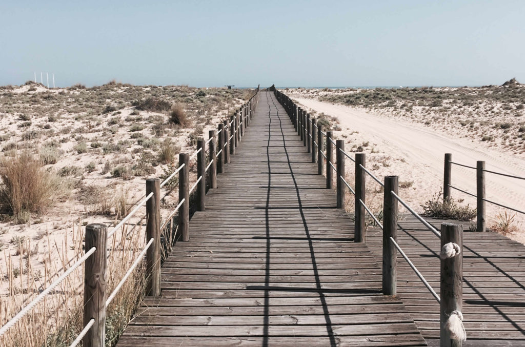 Weg zur Camaleo Bar an der Sandalgarve