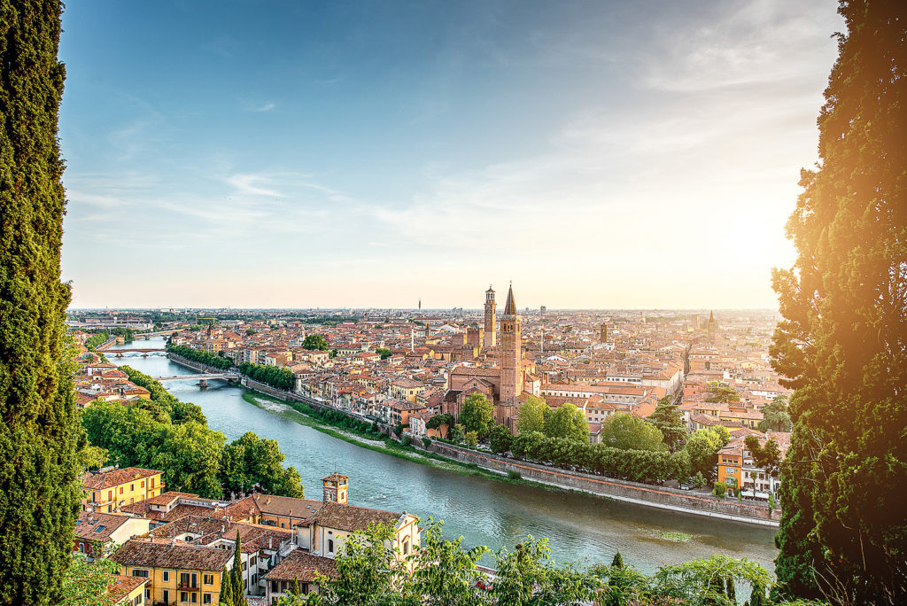 Blick auf Verona