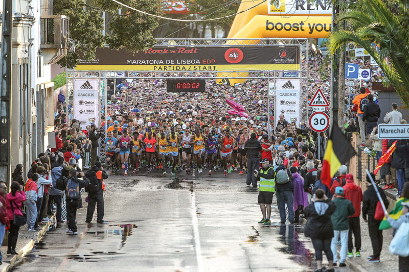 Start Lissabon Halbmarathon