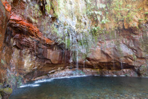 Wasserfall Madeira Levada Wanderung