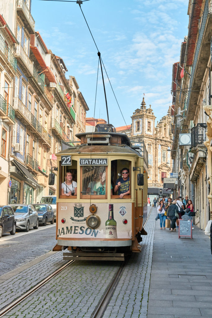 Tram in Porto