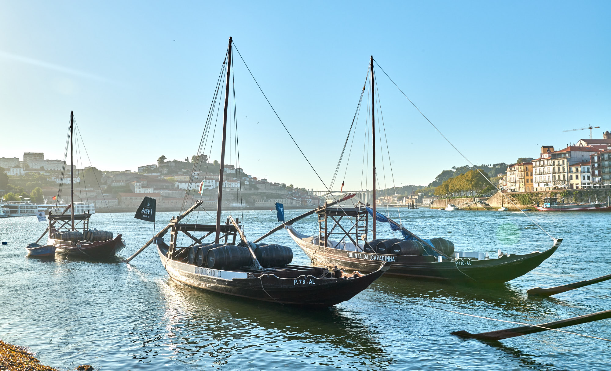 Porto Boote auf dem Douro