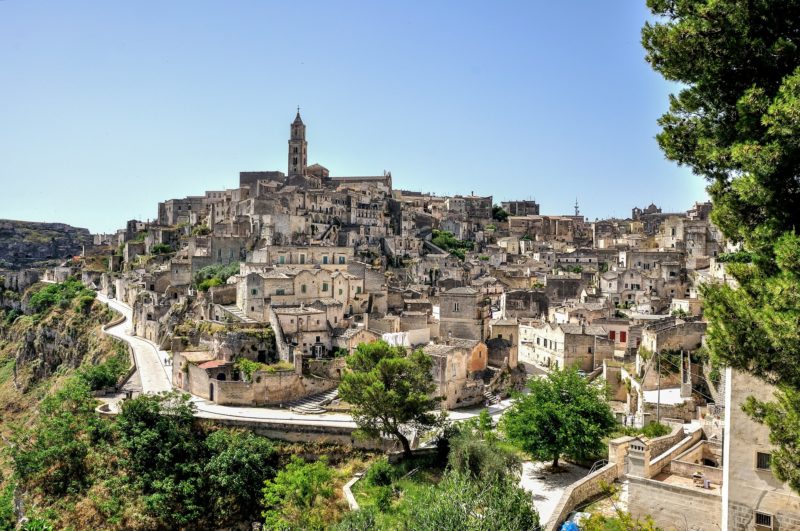 Blick auf Matera