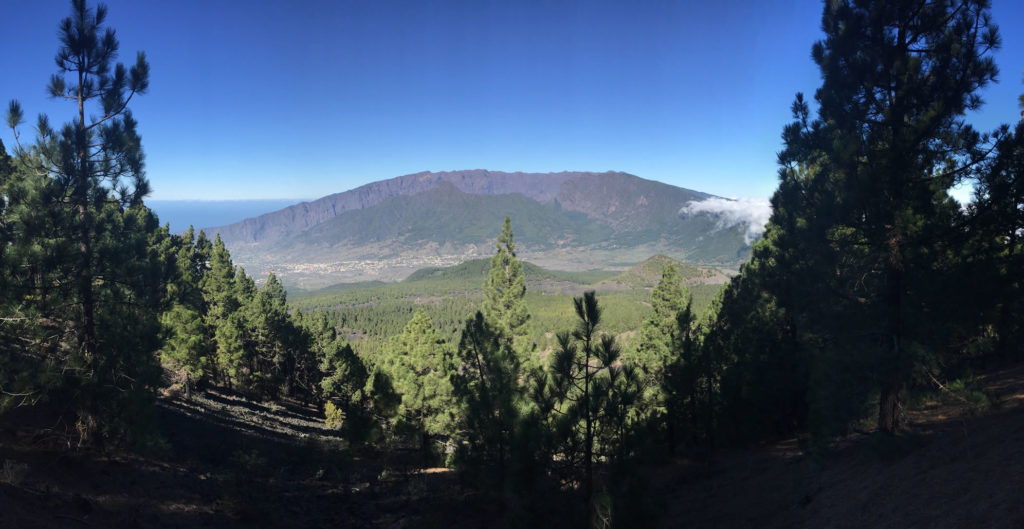 Blick auf Caldera La Palma