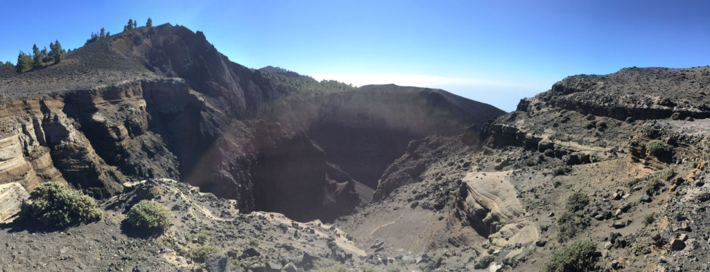 Einblick in Krater La Palma