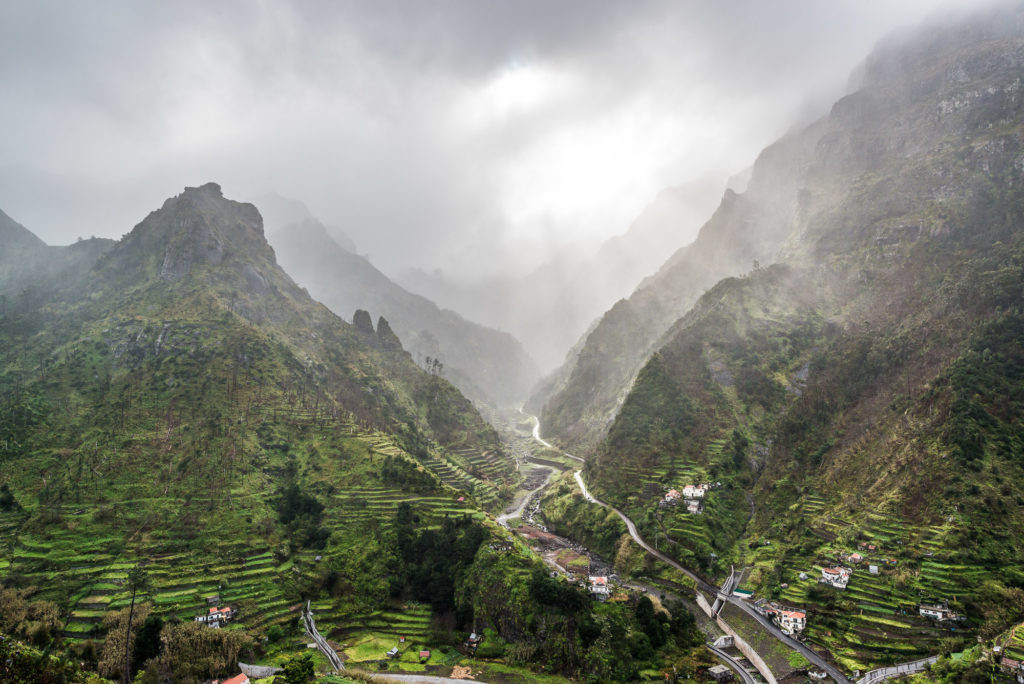 Madeira Schlucht in Wolken