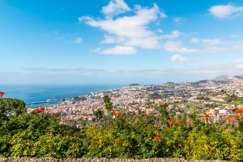 Madeira Blick auf Funchal