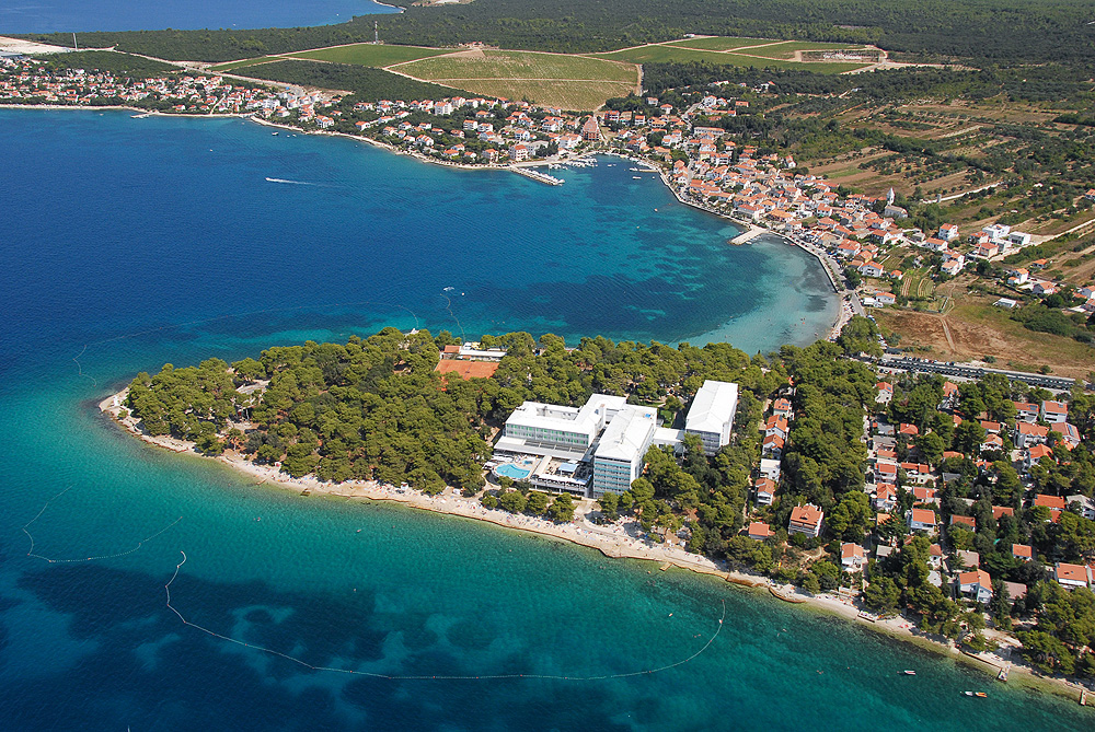 Luftbild Hotel Pinija bei Zadar