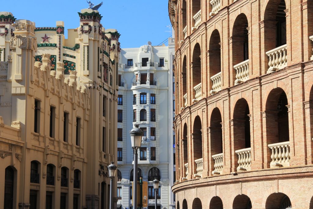 Alte Gebäude in Valencia