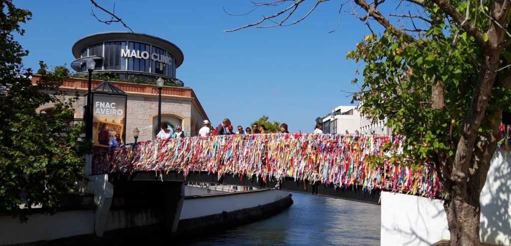 Geschmückte Kanäle Aveiro