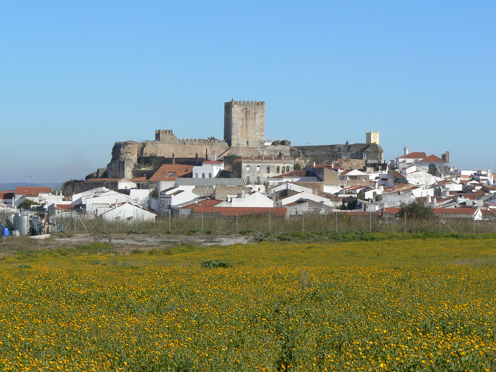 Blick auf die Stadt Moura