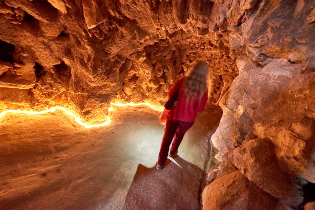 Beleuchtete Tunnel in Sintra