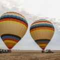 Heißluftballons in Portugal