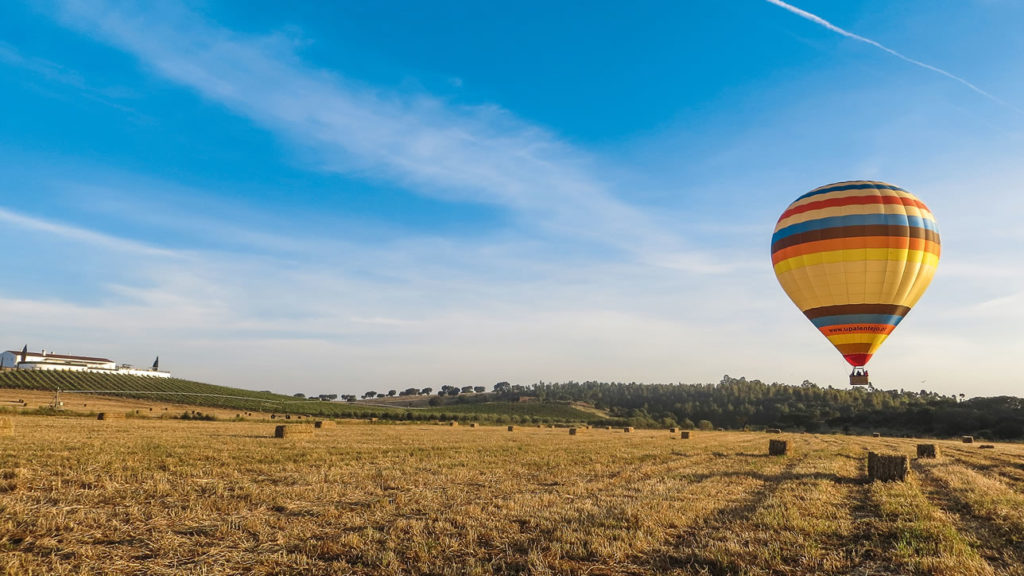 Heißluftballonfahrt in Portugal